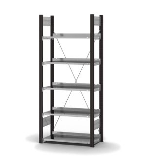 Aktenregal Grundregal ORION PLUS, 1.750×750×300 mm, verzinkt