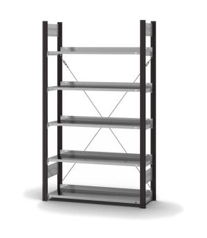 Aktenregal Grundregal ORION PLUS, 1.750×1.000×300 mm, verzinkt