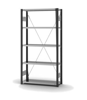 Fachbodenregal Grundregal ORION PLUS, 2.000×1.000×300 mm, verzinkt
