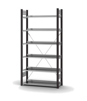 Aktenregal Grundregal ORION PLUS, 2.000×1.000×300 mm, verzinkt
