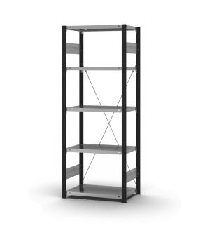 Fachbodenregal Grundregal ORION PLUS, 2.000×750×400 mm, verzinkt
