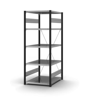 Fachbodenregal Grundregal ORION PLUS, 2.000×750×800 mm, verzinkt