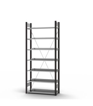 Aktenregal Grundregal ORION PLUS, 2.350×1.000×300 mm, verzinkt