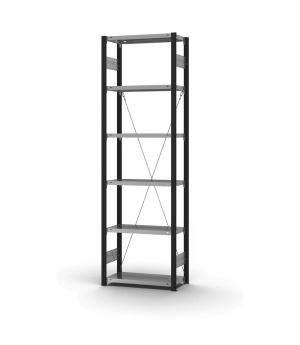Fachbodenregal Grundregal ORION PLUS, 2.500×750×300 mm, verzinkt