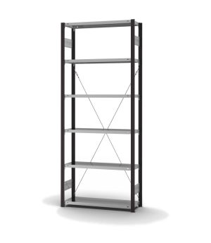 Fachbodenregal Grundregal ORION PLUS, 2.500×1.000×300 mm, verzinkt
