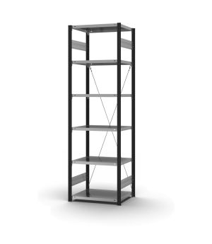 Fachbodenregal Grundregal ORION PLUS, 2.500×750×500 mm, verzinkt