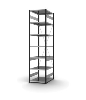 Fachbodenregal Grundregal ORION PLUS, 3.000×750×800 mm, verzinkt