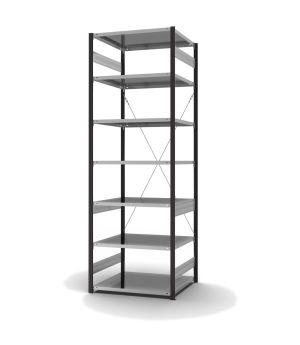 Fachbodenregal Grundregal ORION PLUS, 3.000×1.000×800 mm, verzinkt
