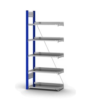 Aktenregal Anbauregal ORION PLUS, 1.750×750×300 mm, verzinkt