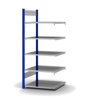 Aktenregal Anbauregal ORION PLUS, 1.750×750×600 mm, verzinkt