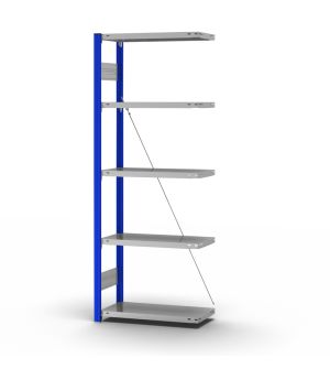 Fachbodenregal Anbauregal ORION PLUS, 2.000×750×300 mm, verzinkt