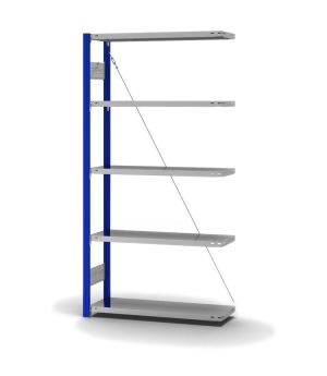 Fachbodenregal Anbauregal ORION PLUS, 2.000×1.000×300 mm, verzinkt