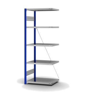 Fachbodenregal Anbauregal ORION PLUS, 2.000×750×500 mm, verzinkt