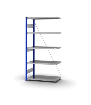 Fachbodenregal Anbauregal ORION PLUS, 2.000×1.000×500 mm, verzinkt