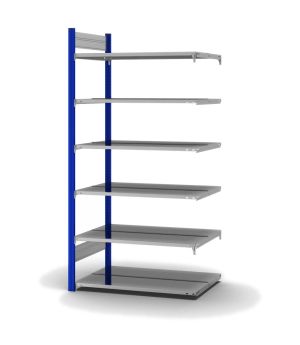 Aktenregal Anbauregal ORION PLUS, 2.000×1.000×600 mm, verzinkt