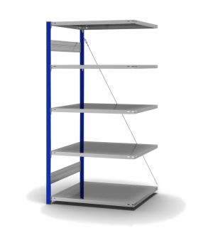 Fachbodenregal Anbauregal ORION PLUS, 2.000×1.000×800 mm, verzinkt