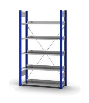 Aktenregal Grundregal ORION PLUS, 1.750×1.000×300 mm, verzinkt