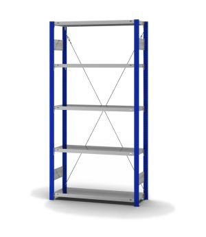 Fachbodenregal Grundregal ORION PLUS, 2.000×1.000×300 mm, verzinkt