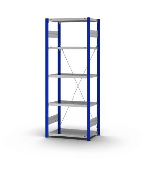 Fachbodenregal Grundregal ORION PLUS, 2.000×750×400 mm, verzinkt