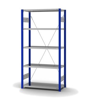 Fachbodenregal Grundregal ORION PLUS, 2.000×1.000×400 mm, verzinkt