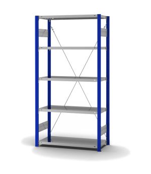 Fachbodenregal Grundregal ORION PLUS, 2.000×1.000×400 mm, verzinkt
