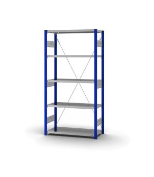 Fachbodenregal Grundregal ORION PLUS, 2.000×1.000×400 mm, verzinkt