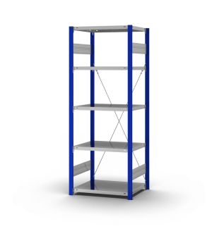 Fachbodenregal Grundregal ORION PLUS, 2.000×750×500 mm, verzinkt