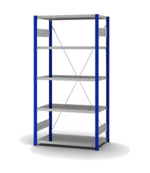 Fachbodenregal Grundregal ORION PLUS, 2.000×1.000×500 mm, verzinkt