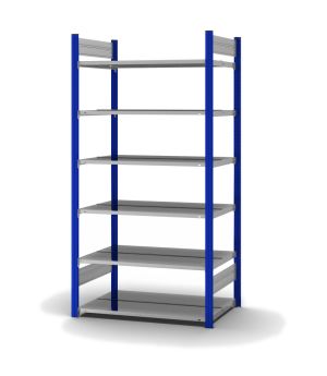 Aktenregal Grundregal ORION PLUS, 2.000×1.000×600 mm, verzinkt