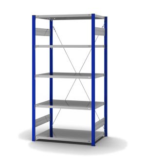 Fachbodenregal Grundregal ORION PLUS, 2.000×1.000×600 mm, verzinkt