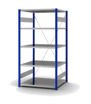 Fachbodenregal Grundregal ORION PLUS, 2.000×1.000×800 mm, verzinkt