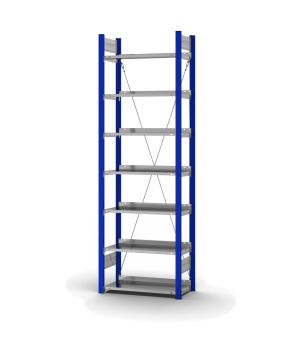 Aktenregal Grundregal ORION PLUS, 2.350×750×300 mm, verzinkt
