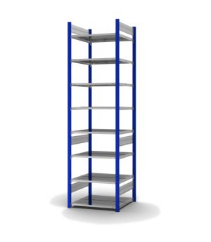 Aktenregal Grundregal ORION PLUS, 2.700×750×600 mm, verzinkt