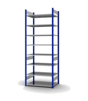 Aktenregal Grundregal ORION PLUS, 2.700×1.000×600 mm, verzinkt