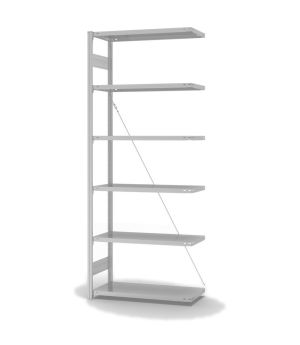 ESD-Regal Anbauregal ORION PLUS, 2.500×1.000×400 mm, esd