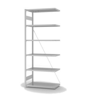 ESD-Regal Anbauregal ORION PLUS, 2.500×1.000×500 mm, esd