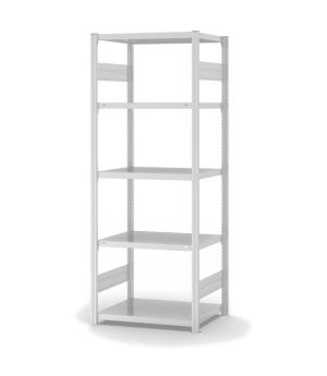 Fachbodenregal Grundregal ORION PLUS, 2.000×750×500 mm, lichtgrau