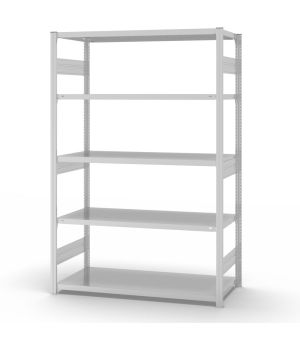 Fachbodenregal Grundregal ORION PLUS, 2.000×1.300×600 mm, lichtgrau