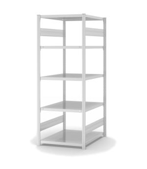 Fachbodenregal Grundregal ORION PLUS, 2.000×750×800 mm, lichtgrau