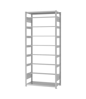 Pendelhefterregal Grundregal ORION PLUS, 2.350×1.000×400 mm, lichtgrau