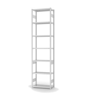 Fachbodenregal Grundregal ORION PLUS, 3.000×750×300 mm, lichtgrau
