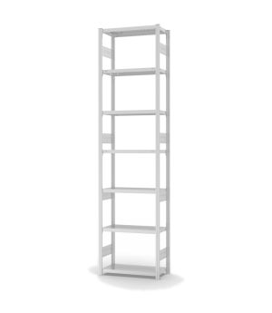 Fachbodenregal Grundregal ORION PLUS, 3.000×750×300 mm, lichtgrau