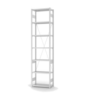 Fachbodenregal Grundregal ORION PLUS, 3.000×750×300 mm, lichtgrau