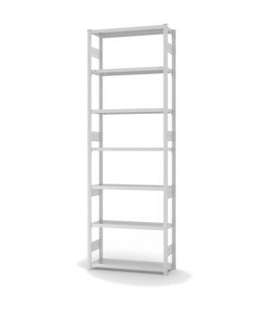 Fachbodenregal Grundregal ORION PLUS, 3.000×1.000×300 mm, lichtgrau