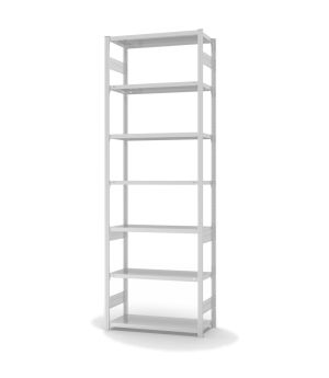 Fachbodenregal Grundregal ORION PLUS, 3.000×1.000×400 mm, lichtgrau