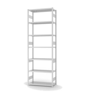 Fachbodenregal Grundregal ORION PLUS, 3.000×1.000×400 mm, lichtgrau