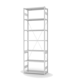 Lebensmittelregal Grundregal ORION PLUS, 3.000×1.000×400 mm, weiss