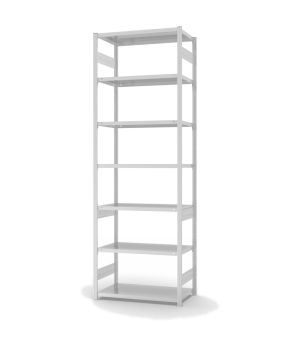 Fachbodenregal Grundregal ORION PLUS, 3.000×1.000×500 mm, lichtgrau