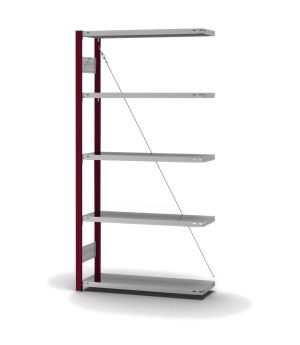 Fachbodenregal Anbauregal ORION PLUS, 2.000×1.000×300 mm, verzinkt