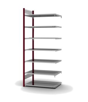 Aktenregal Anbauregal ORION PLUS, 2.350×1.000×600 mm, verzinkt